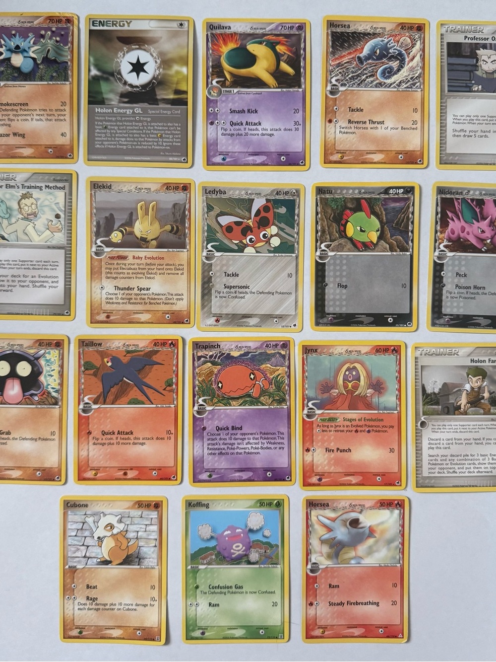 18x Vintage Pokemon TCG Delta Species Lot Dragon Frontiers Holon Phantoms Rares
